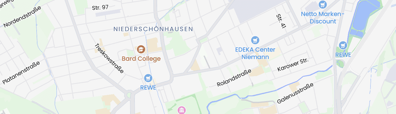 Karte mit dem ungefähren Standort