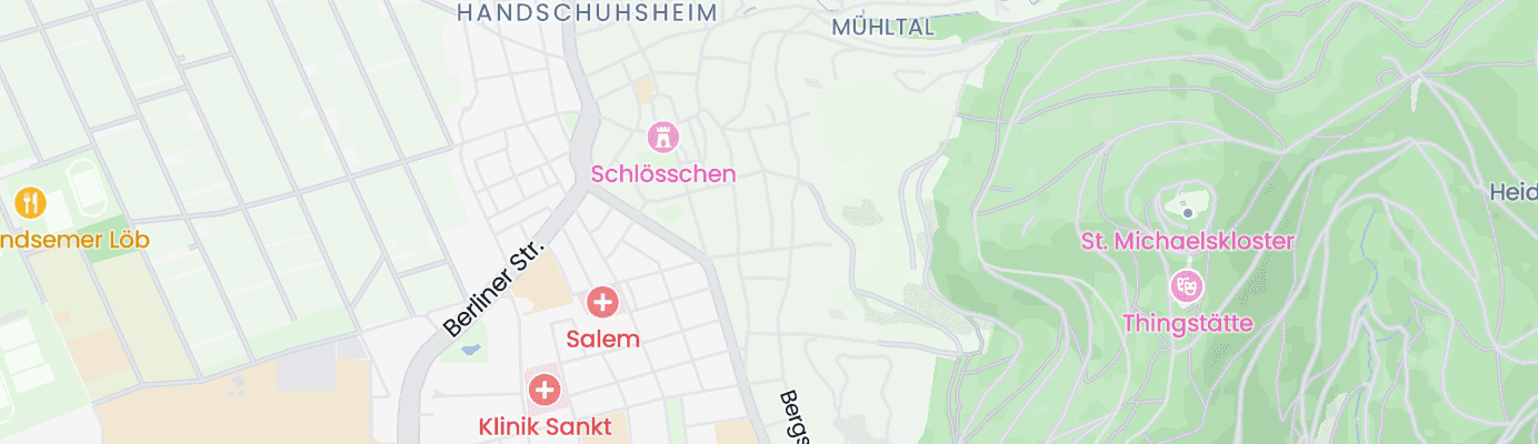 Map showing the approximate location