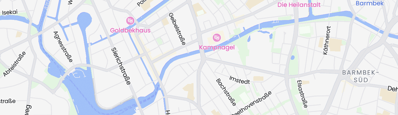 Karte mit dem ungefähren Standort