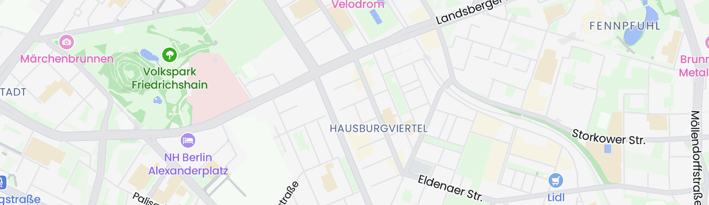 Karte mit dem ungefähren Standort