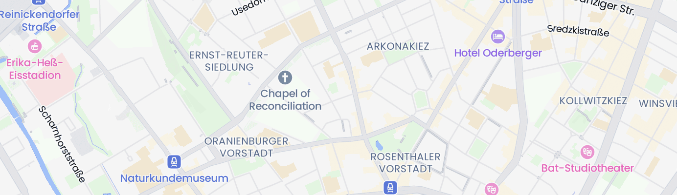 Karte mit dem ungefähren Standort