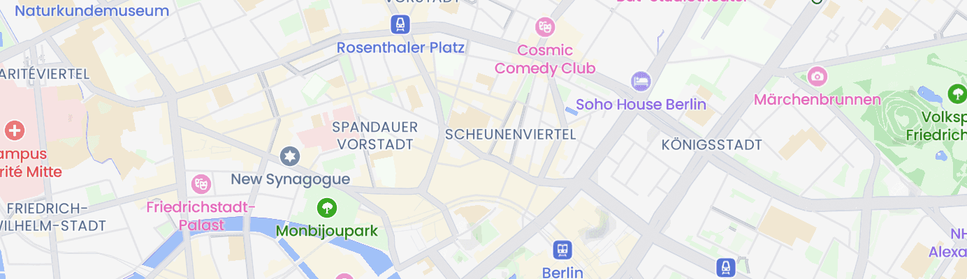 Karte mit dem ungefähren Standort