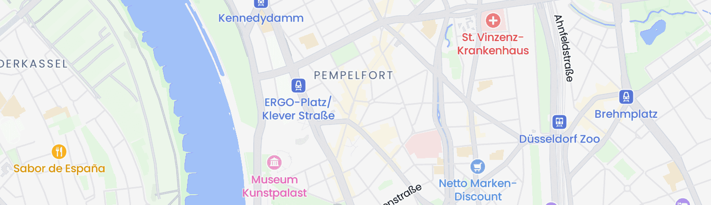 Karte mit dem ungefähren Standort