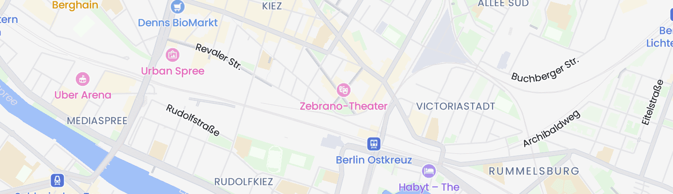 Karte mit dem ungefähren Standort