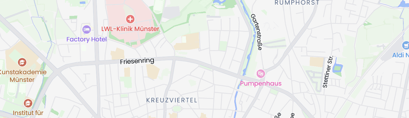 Karte mit dem ungefähren Standort