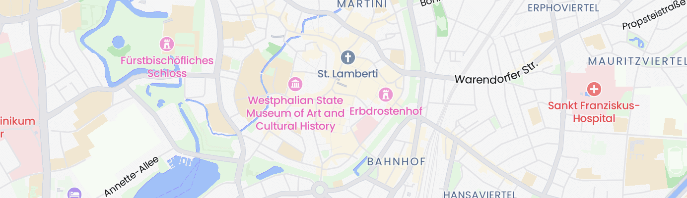 Karte mit dem ungefähren Standort
