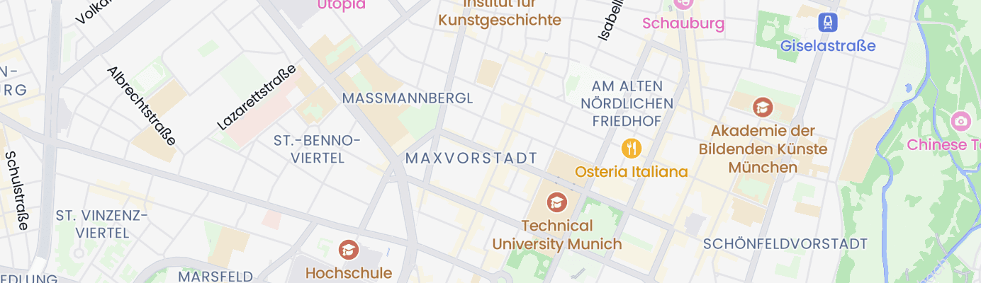 Karte mit dem ungefähren Standort