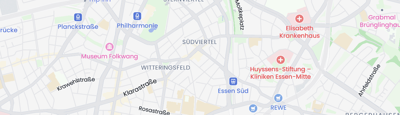 Karte mit dem ungefähren Standort