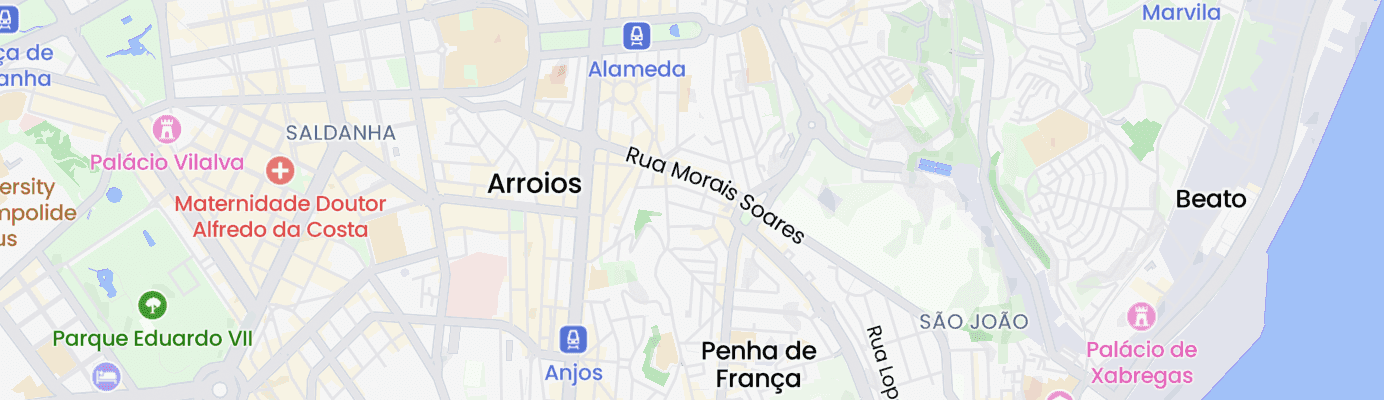 Map showing the approximate location