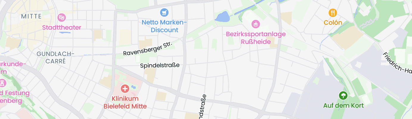 Karte mit dem ungefähren Standort