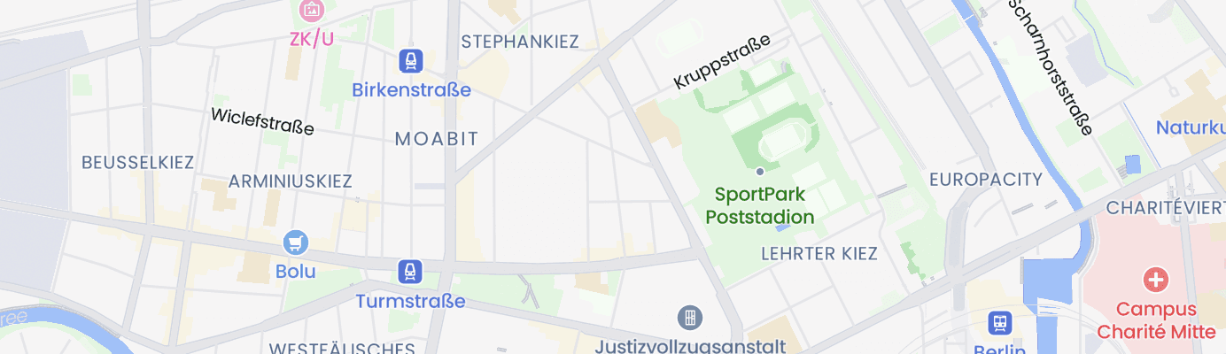Karte mit dem ungefähren Standort