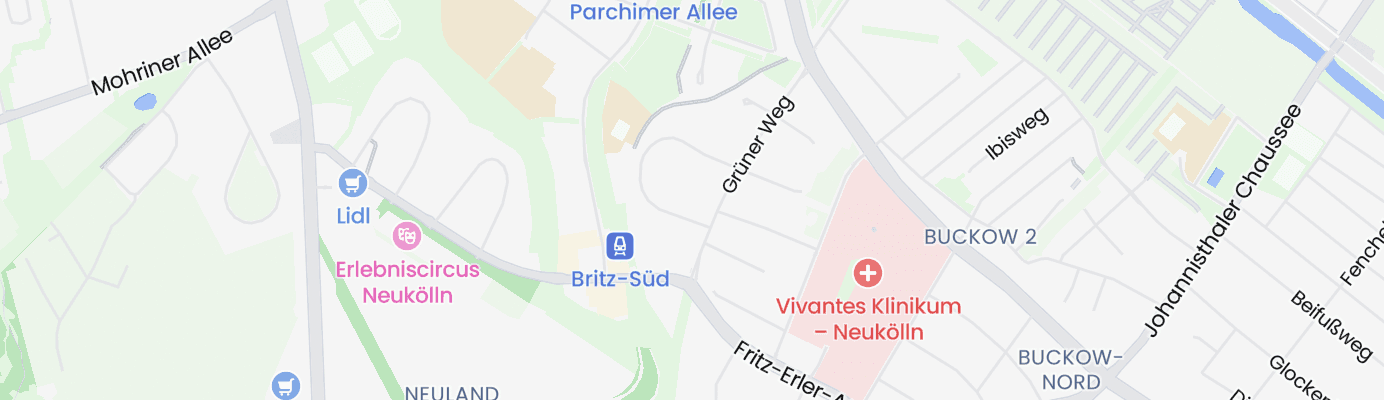 Karte mit dem ungefähren Standort