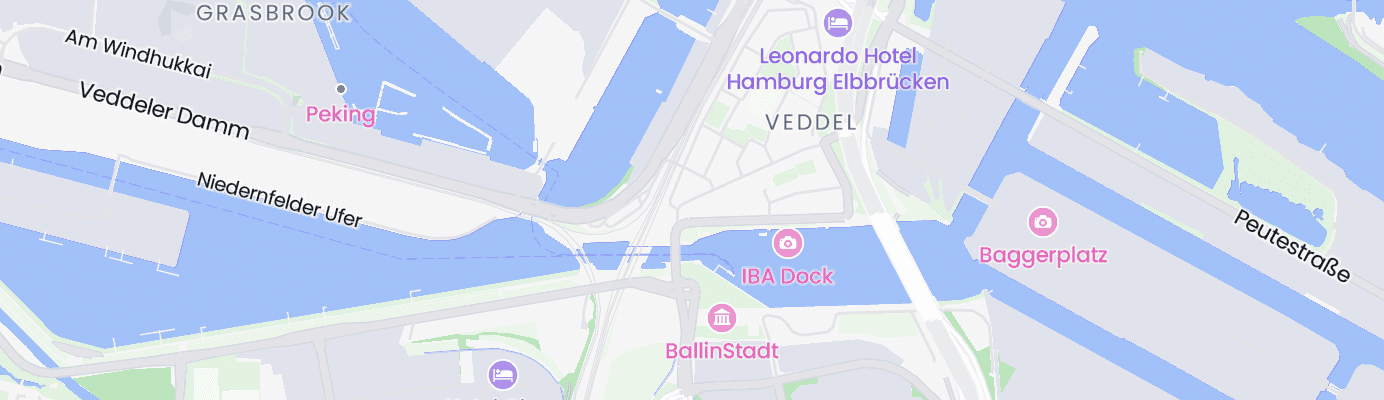 Karte mit dem ungefähren Standort