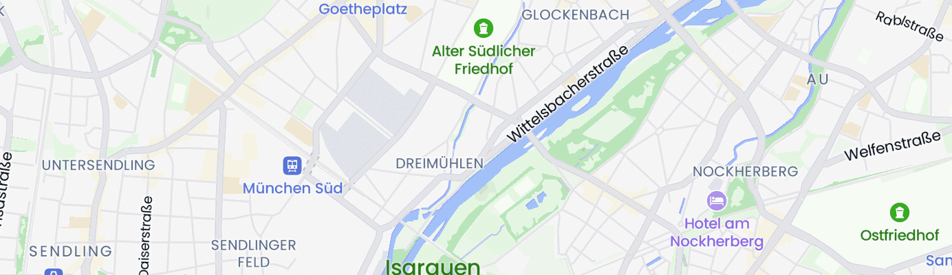 Karte mit dem ungefähren Standort