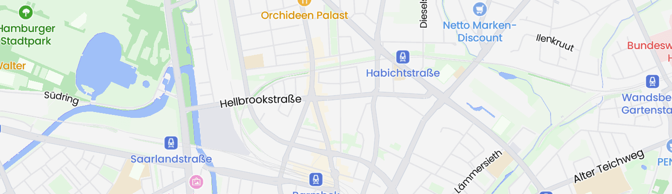 Karte mit dem ungefähren Standort