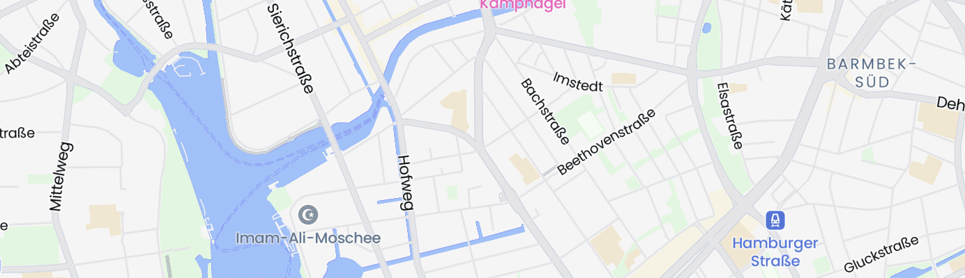 Karte mit dem ungefähren Standort