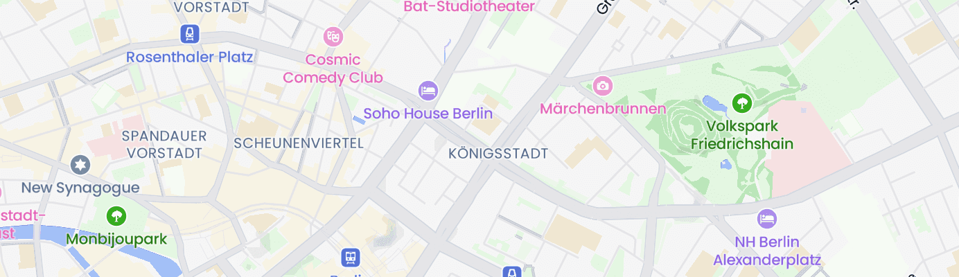 Karte mit dem ungefähren Standort