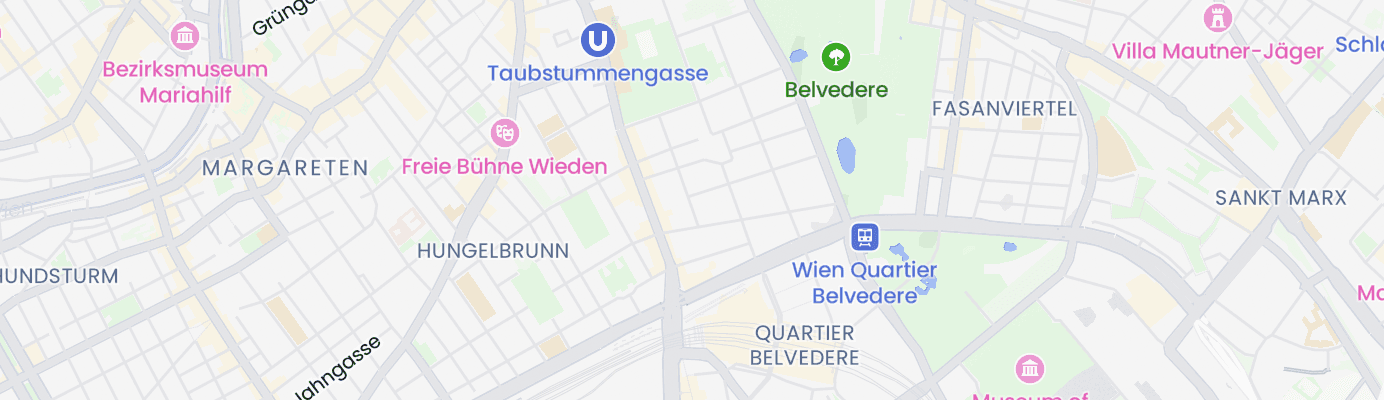 Karte mit dem ungefähren Standort