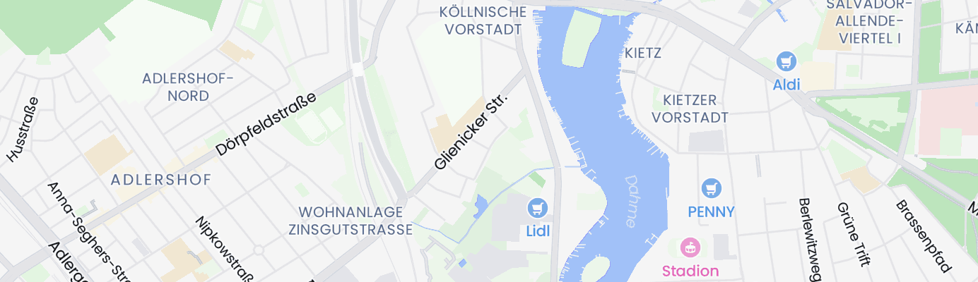 Karte mit dem ungefähren Standort