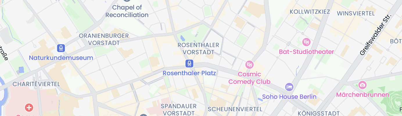 Karte mit dem ungefähren Standort