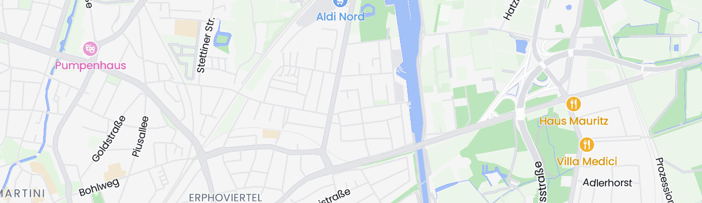 Karte mit dem ungefähren Standort
