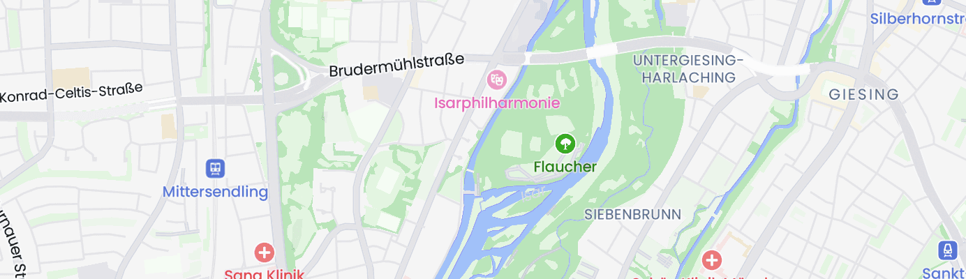 Karte mit dem ungefähren Standort