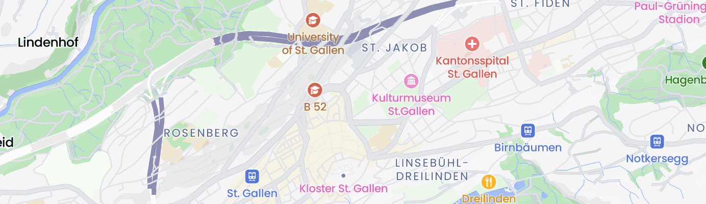 Karte mit dem ungefähren Standort