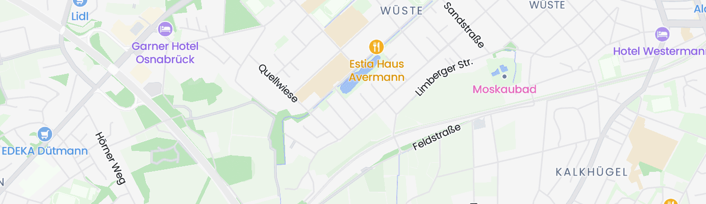 Karte mit dem ungefähren Standort