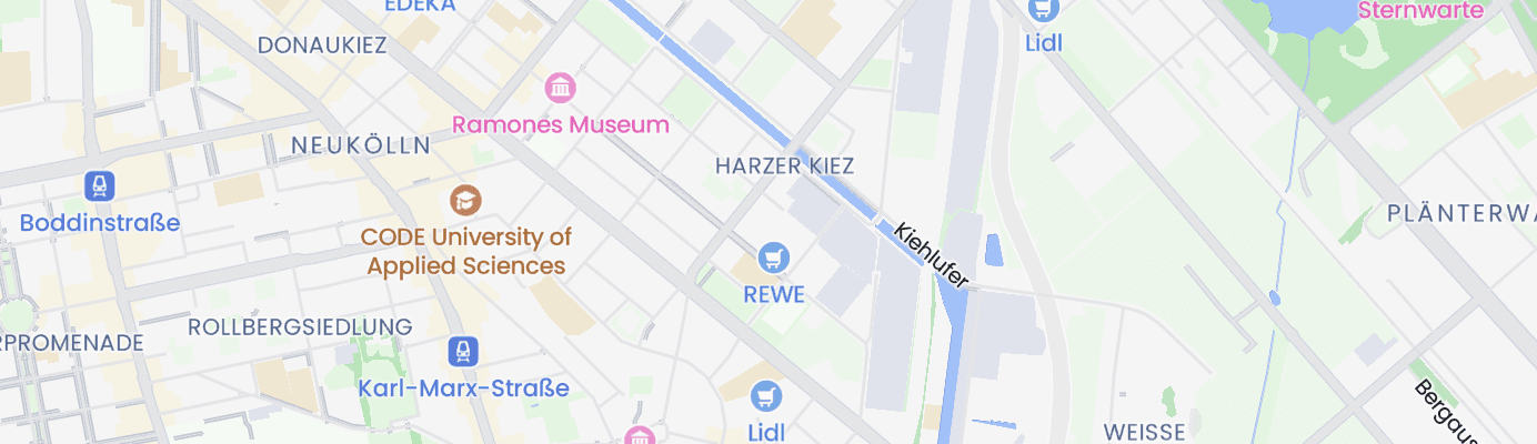 Karte mit dem ungefähren Standort