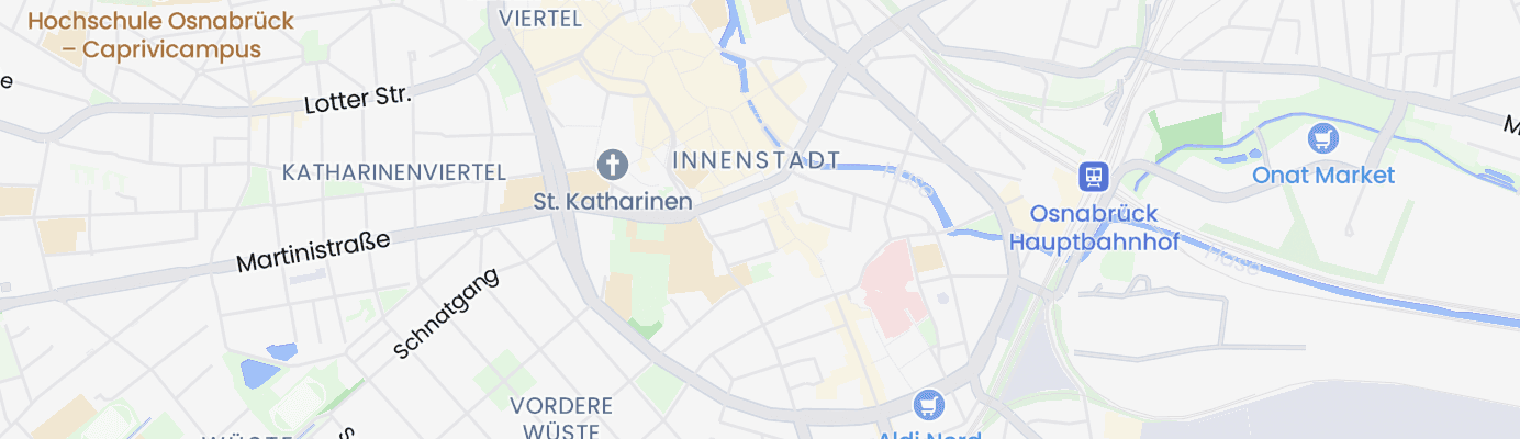 Karte mit dem ungefähren Standort