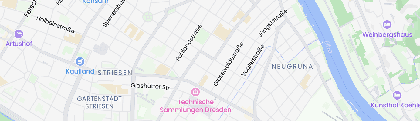 Karte mit dem ungefähren Standort