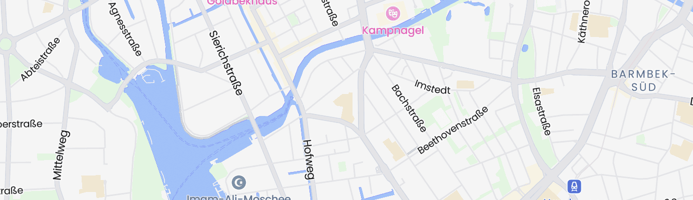 Karte mit dem ungefähren Standort