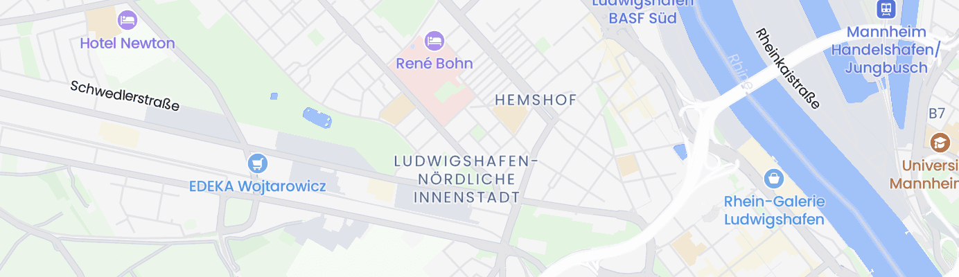 Karte mit dem ungefähren Standort