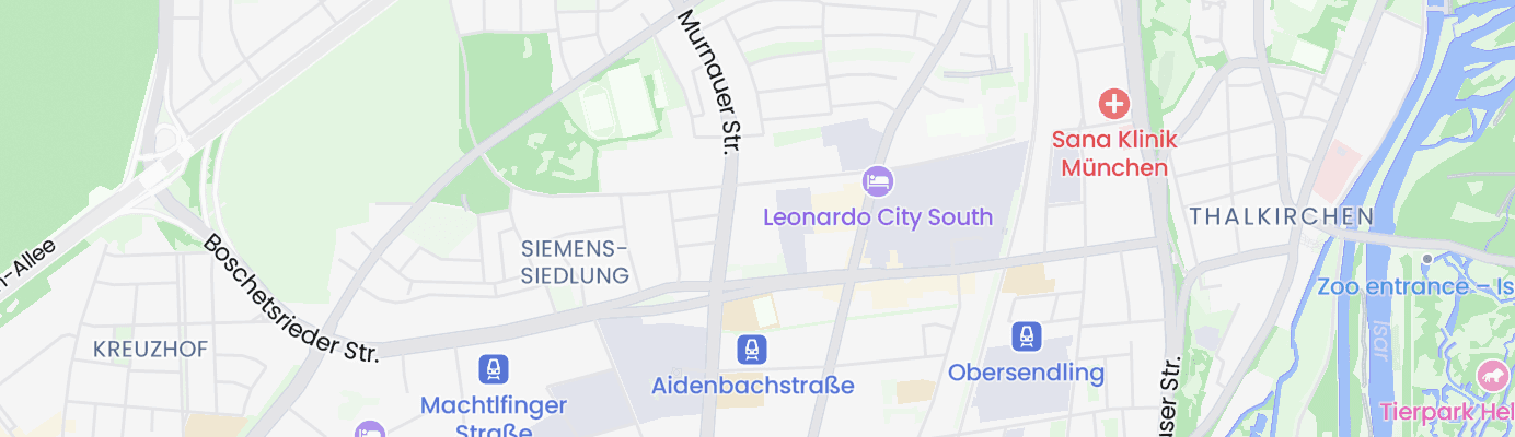 Karte mit dem ungefähren Standort