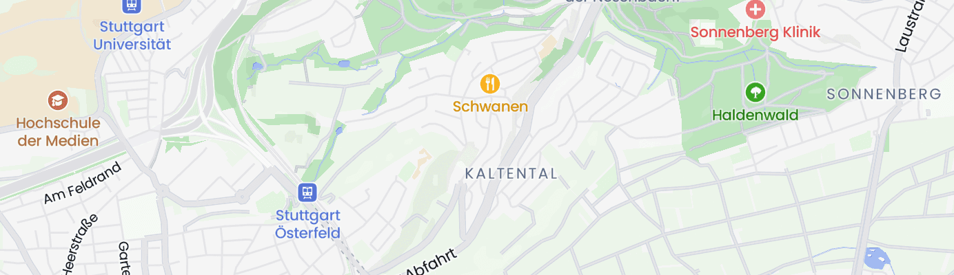 Karte mit dem ungefähren Standort