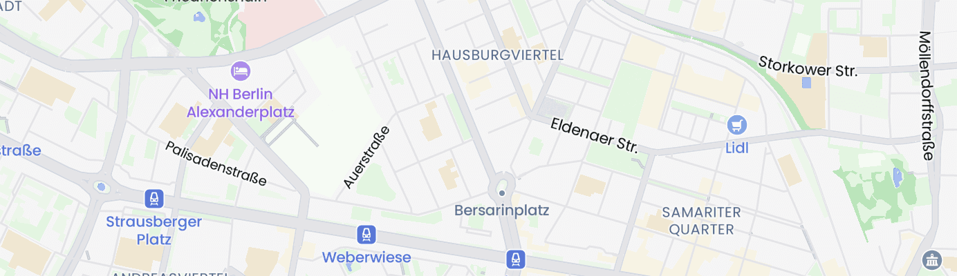 Karte mit dem ungefähren Standort