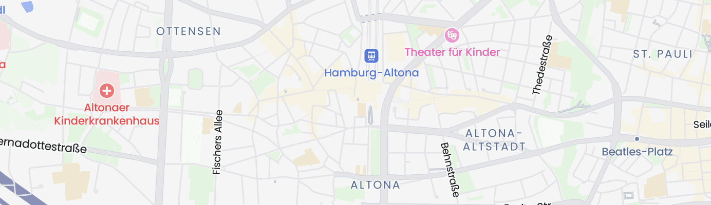 Karte mit dem ungefähren Standort