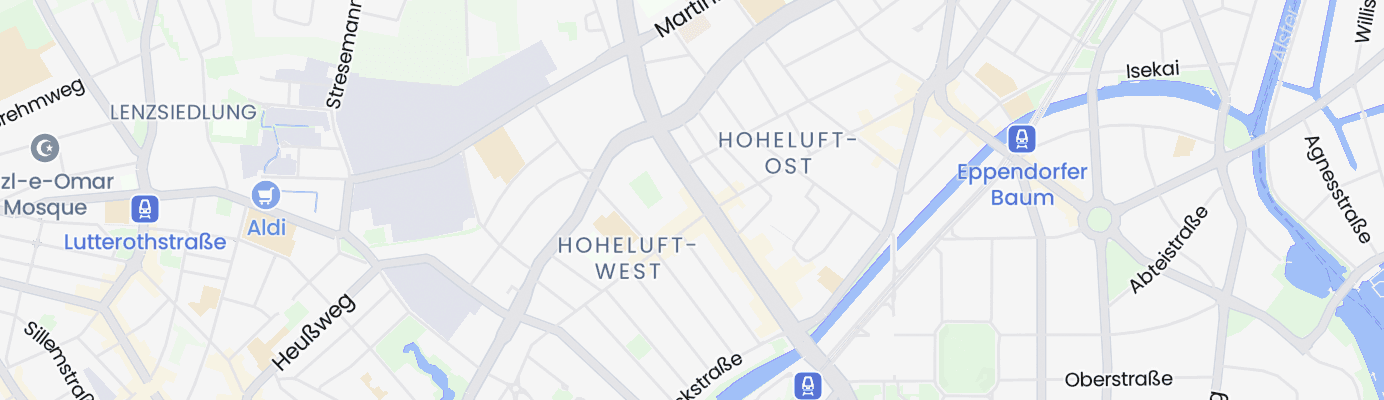 Karte mit dem ungefähren Standort