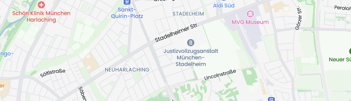 Karte mit dem ungefähren Standort