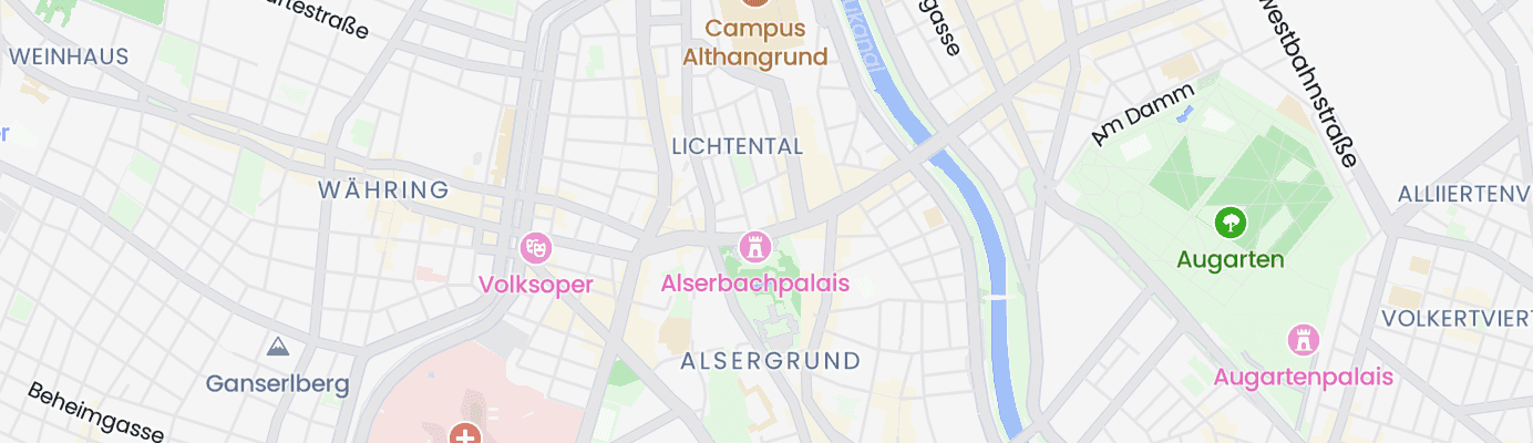 Karte mit dem ungefähren Standort