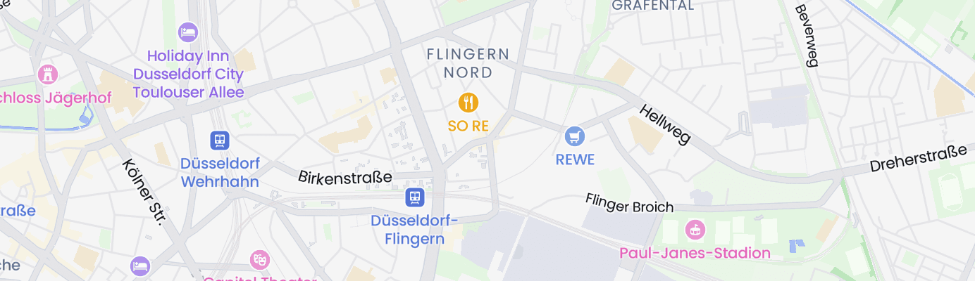 Karte mit dem ungefähren Standort