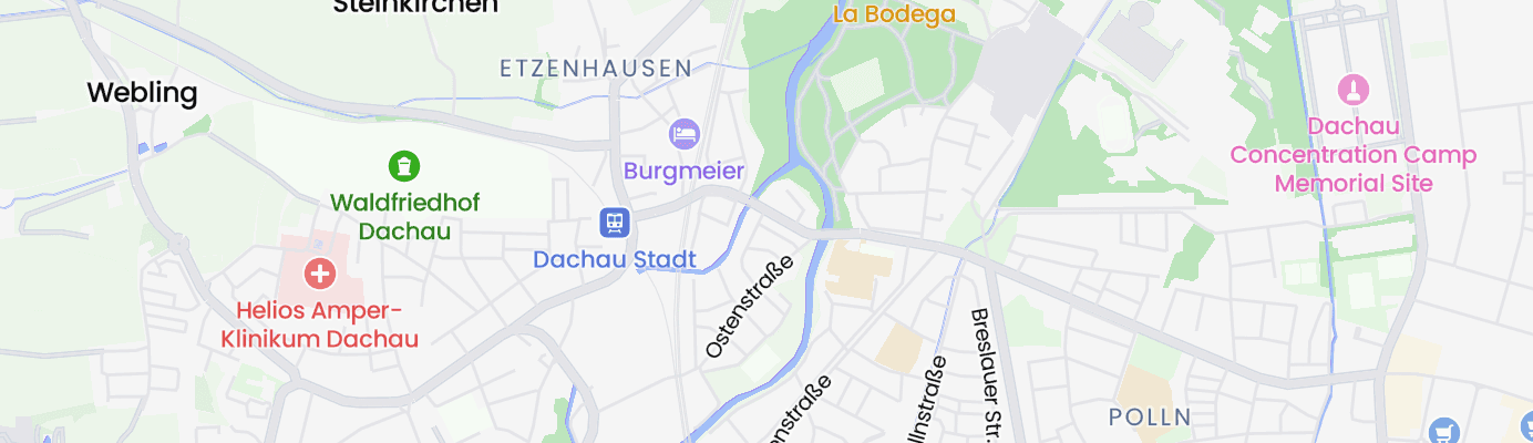 Karte mit dem ungefähren Standort