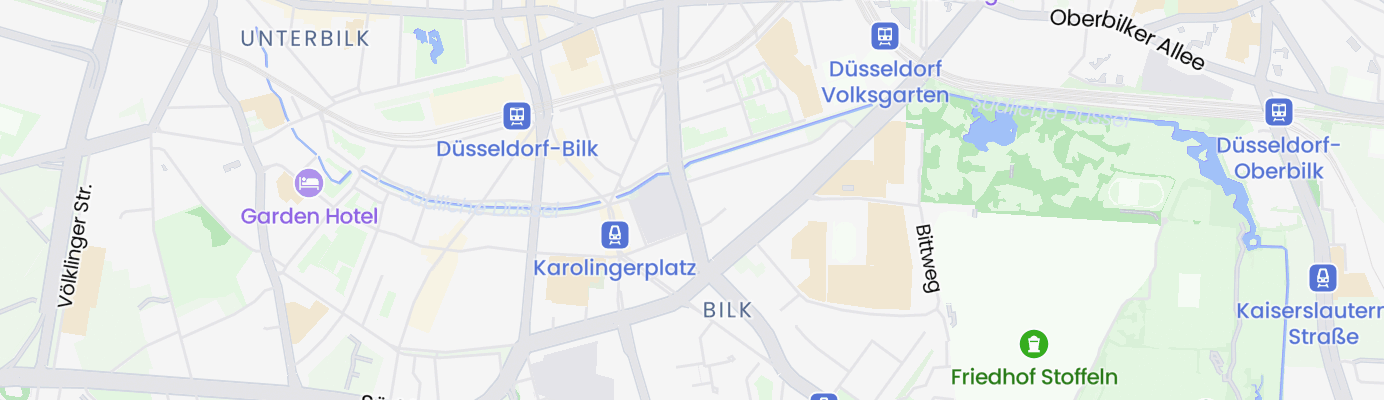 Karte mit dem ungefähren Standort