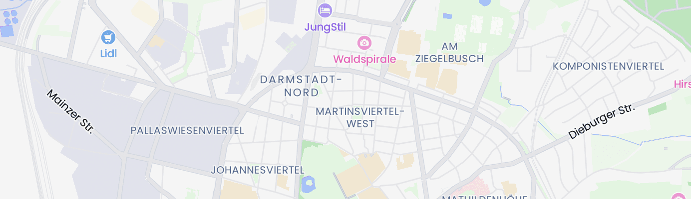 Karte mit dem ungefähren Standort