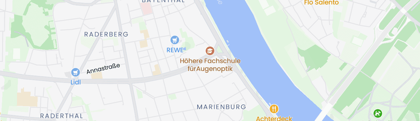 Karte mit dem ungefähren Standort