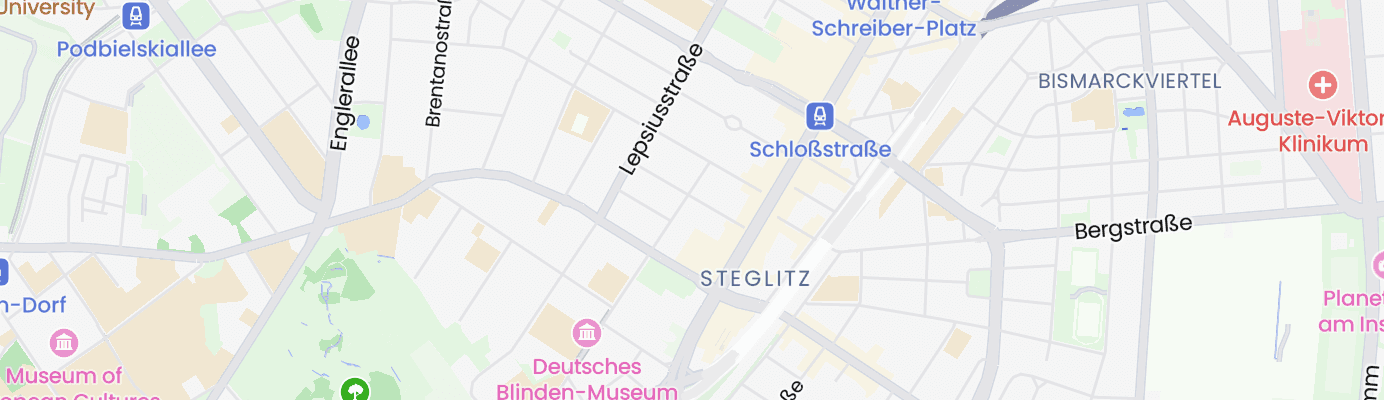 Karte mit dem ungefähren Standort
