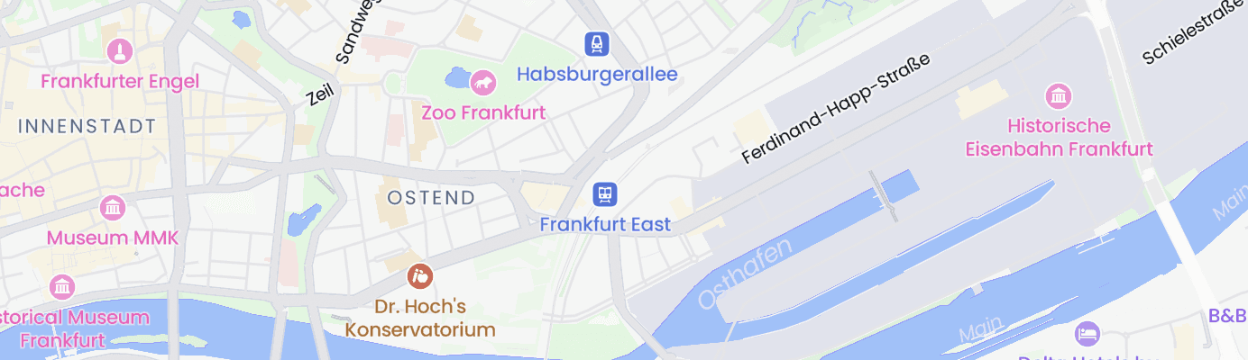 Karte mit dem ungefähren Standort
