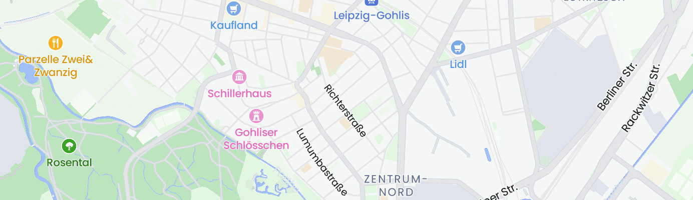 Karte mit dem ungefähren Standort