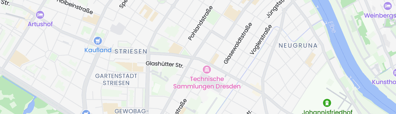 Karte mit dem ungefähren Standort