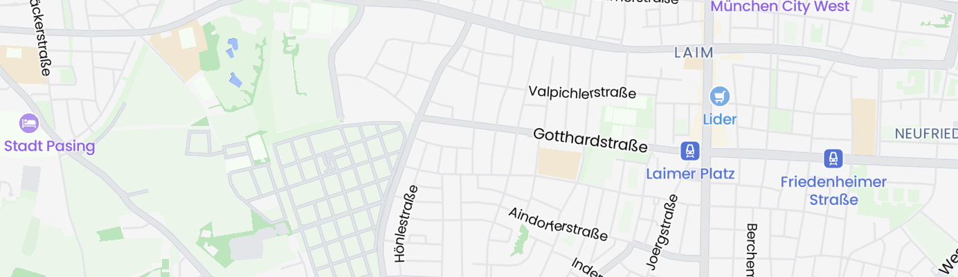 Karte mit dem ungefähren Standort